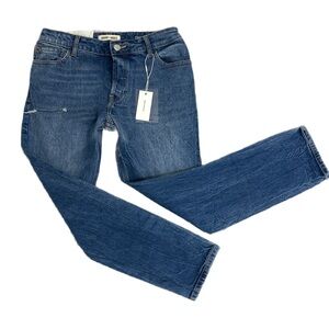 Warp & Weft CDG Paris Cigarette Blue Jeans